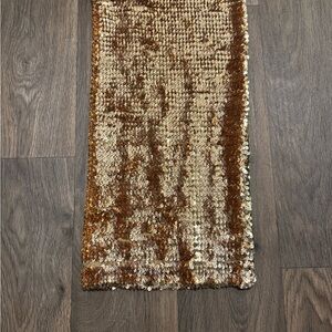 Elegant Brown and Cream Skirt